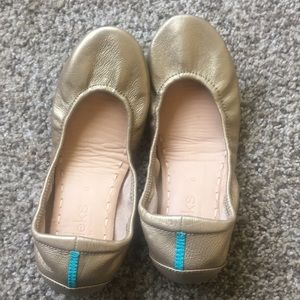 Metallic Gold Tieks - size 6